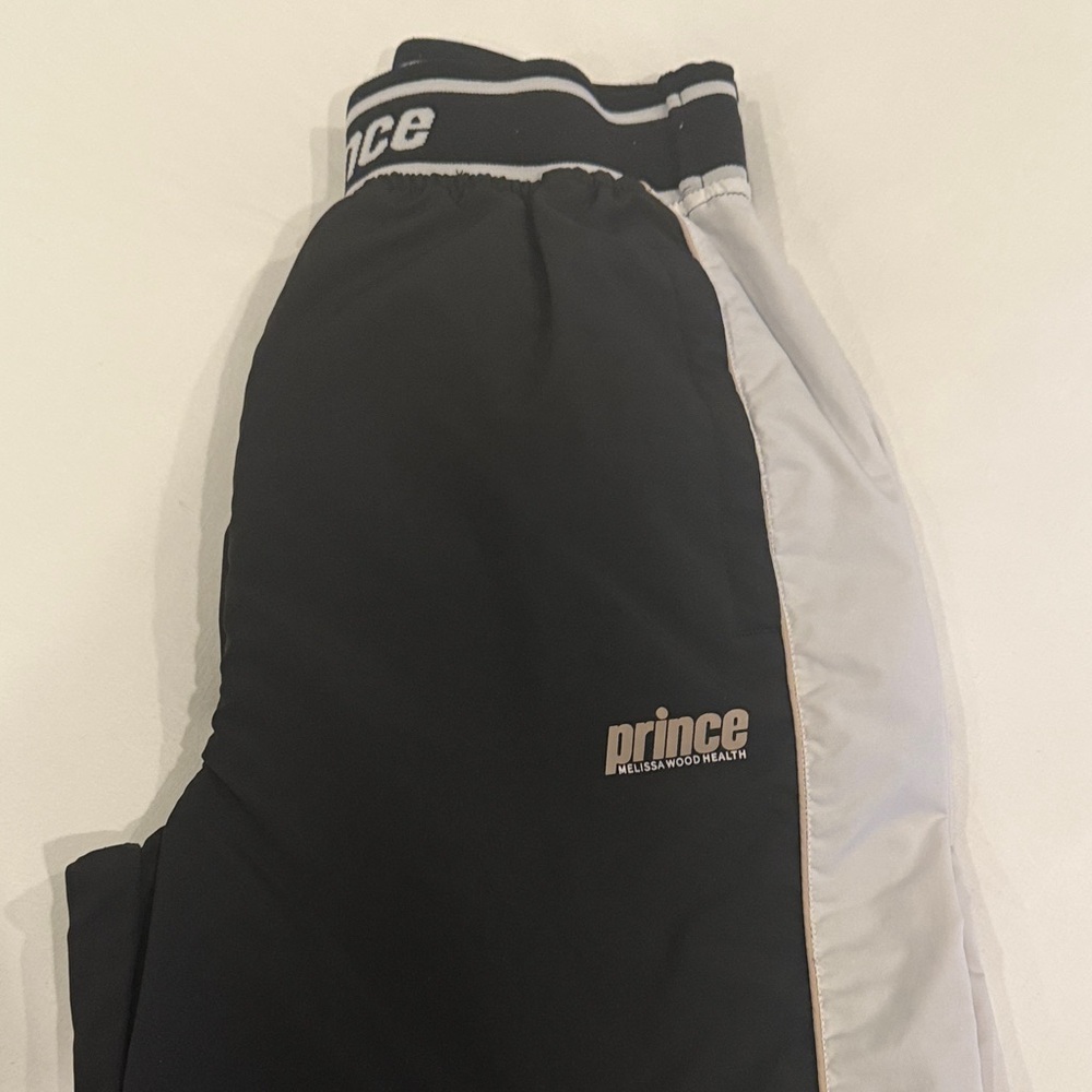 Prince Black and White Sports Pants
